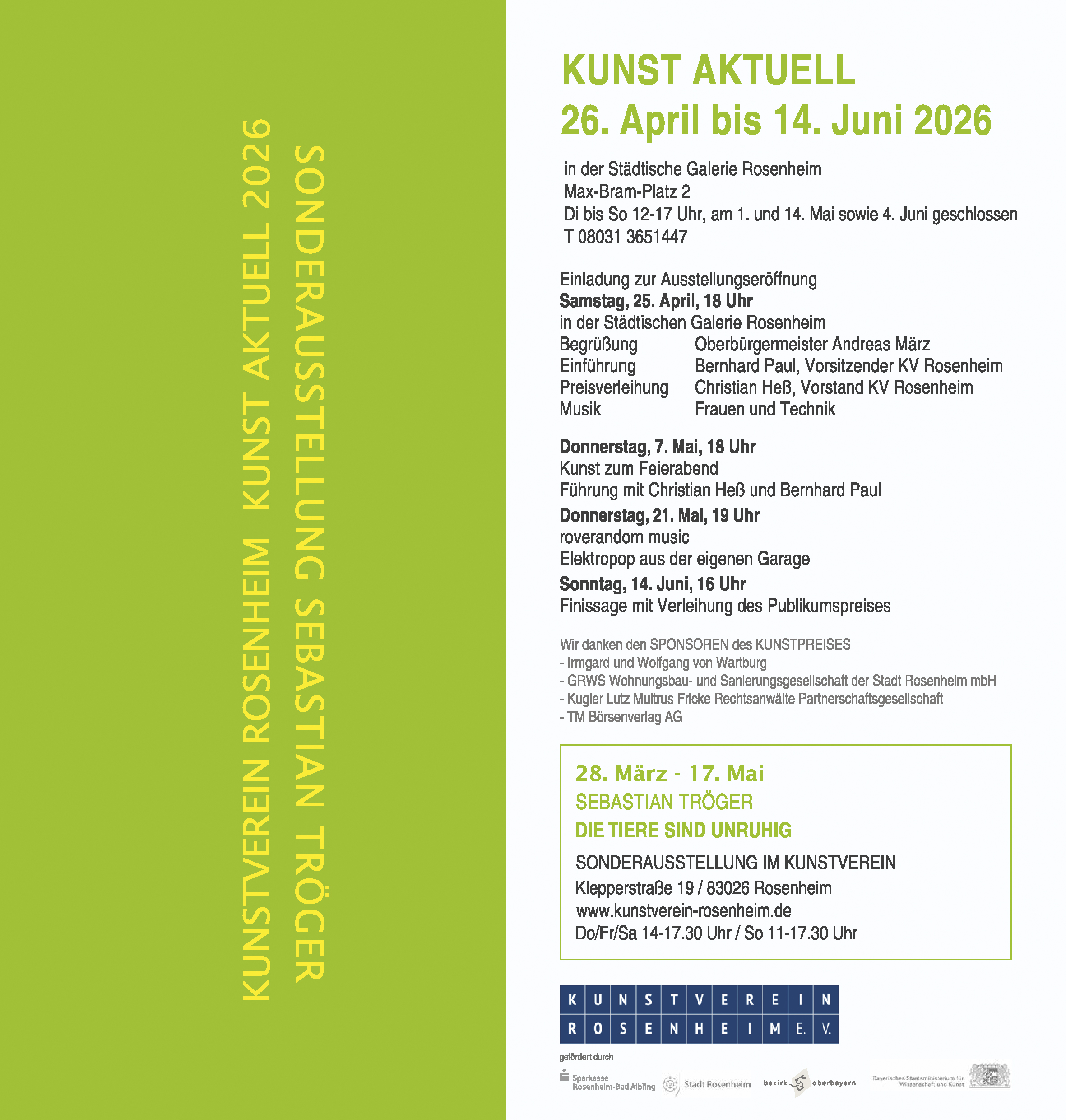 Einladungskarte KUNST AKTUELL 2026 1