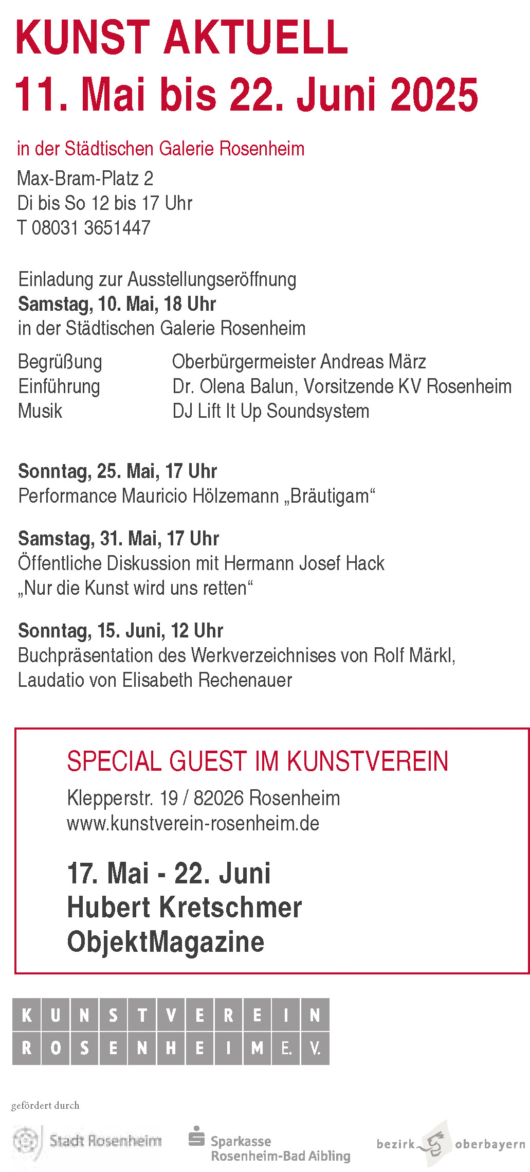 Karte KUNST AKTUELL 2025 2
